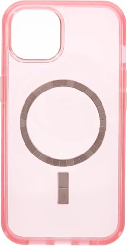 Coque iPhone 13 fine rose transparente antichoc et compatible avec chargeur MagSafe