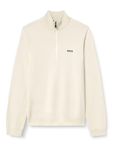 BOSS Kn_Momentum-x Qz Jersey de Punto, Blanco Abierto 131, XXL para Hombre