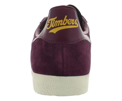 Image of adidas Gazelle MLS Mens Shoes Size 7, Color: Maroon /Crew Yellow /Victory Crimson