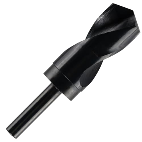 38mm HSS Blacksmith Drill Bit - Reduced Shank Drill for Aluminium, Steel, Wood, Plastic, Non-Ferrous Etc.