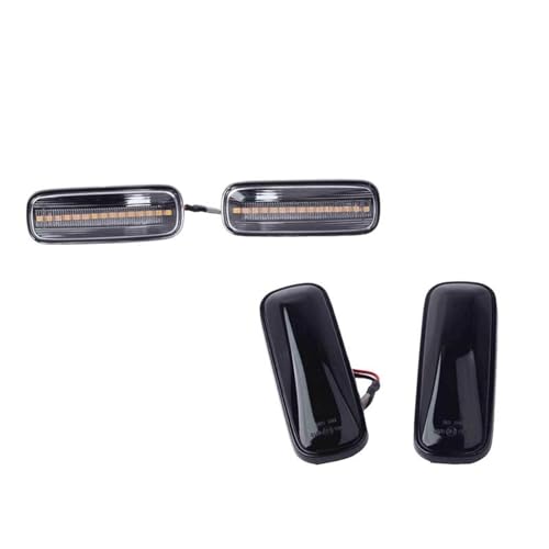 Luces de señal de giro LED lateral negro para Civic 1995-2000 5