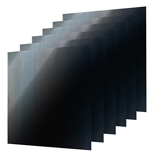 Image of Blue Tempered Spring Steel Shim, 1095 Shim Sheet Assortment, Polished Finish, Spring Steel Shim Stock, 0.004 inch, 0.008 inch, 0.015 inch, 0.02 inch, 0.024 inch, 0.03 inch Thick, 6 inch Width, 6 inch Length, 6 Packs