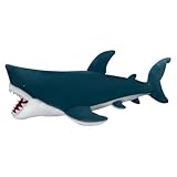 Collecta Plush - Peluche Tiburón Blanco Soft - Animal Marino - Suave - Todas Las Edades (DeQUBE 937D00238)