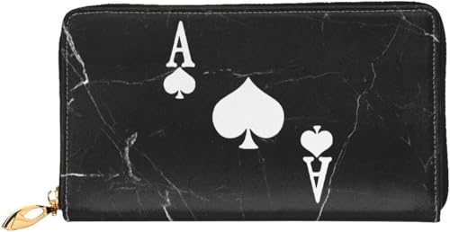Ace of Spades Poker Wallet Card Bag