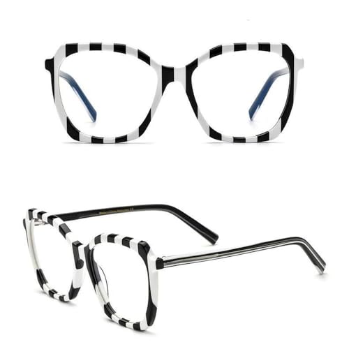 Lunettes grande monture en acétate légères pour corriger le regard avec style rétro
