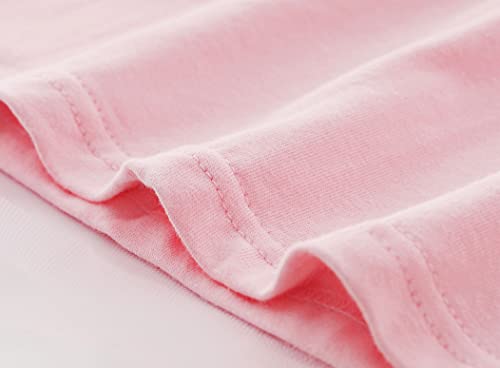 Twkioue Kids Girl Summer Ruffle Sleeve Tutu Tulle Fluffy Party Birthday Dresses 817 Pink 120 #TOP5