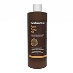 Furniture Clinic Pure Tung Oil for Wood | Non-Toxic Food Grade Water Resistant Tung Oil | Finish & Seal | Natural, Stained, or Treated Wood | For Indoor/Outdoor Surfaces & Floors - 17oz