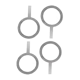 Cabilock 4stücke Kaffeetassenring Aus Edelstahlbecher Backförmchenringe Mit Randabdeckung Für Milchbecherrand Schutzring Gegen Verbrühung Für Backbecher