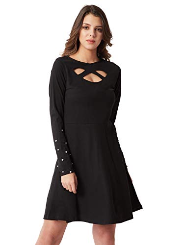 Image of Miss Chase Women's Cotton Cut-Out Dress