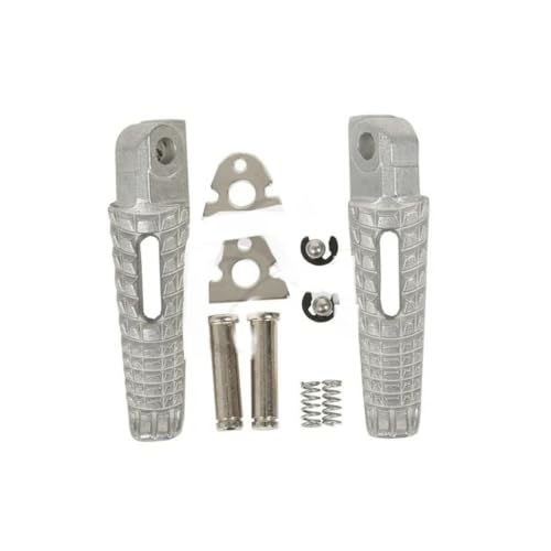Repose-pieds arrière Suzuki GSXR 600 750 1000 en alu argent