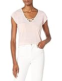 19,25 JACK Damen Cross My Heart Burnout Top T-Shirt, Mauve Rose, Mittel