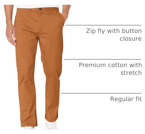 Image of Tommy Hilfiger Men's Stretch Cotton Chino Pants in Custom Fit