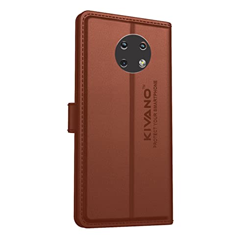 Image of KIVANO Compatible with Nokia G10 Flip Cover | Leather Finish | Inside Pockets & Inbuilt Stand | Shockproof Wallet Style Magnetic Closure Back Cover Case