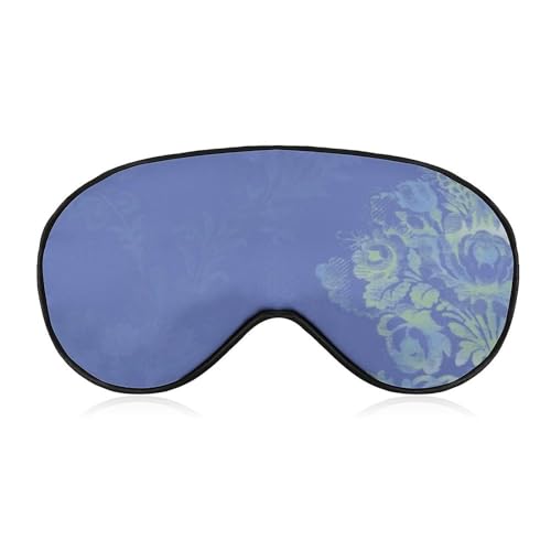 Antifaz para dormir, azul calmante relleno de seda de morera premium, antifaz para dormir de seda más suave y transpirable