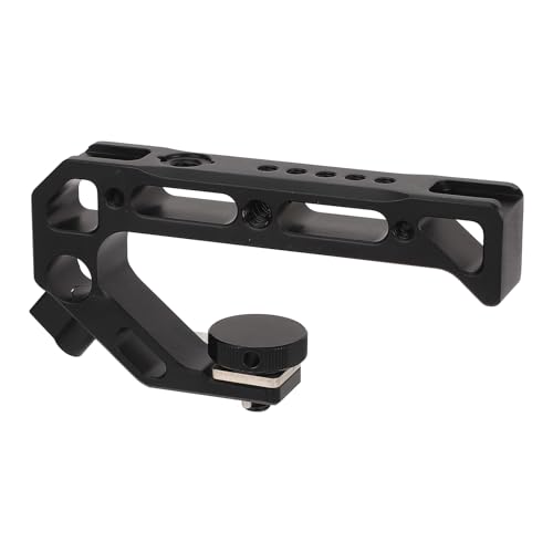 Poignée supérieure de cage caméra avec fixation Arri 3/8" anti-torsion et trous 1/4"