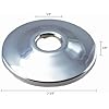 Westbrass R128-2-62 1/2 Sure Grip Low Pattern Flange for Copper Pipe (5/8 OD), Matte Black (2-Pack)