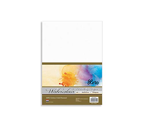 CAMPAP Arto Watercolour Paper Pack 300gsm, (Noblesse, 100% Cotton, A5) (B08JCXFDB9) Amazon Price History, Amazon Price Tracker