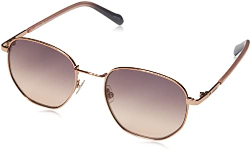 Fossil Men's Male Sunglass Style FOS 3093/S Oval, Red Gold, 51mm, 19mm