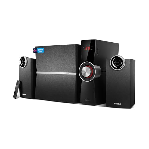 Edifier C2XD - Sistema di altoparlanti 2.1 nero 53W