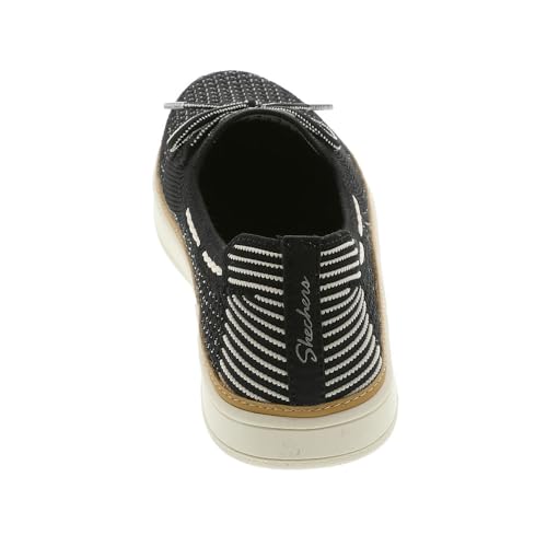 Skechers Modern Comfort Women's Women's Coastal-Drive Boat Shoe, Black, 8.5