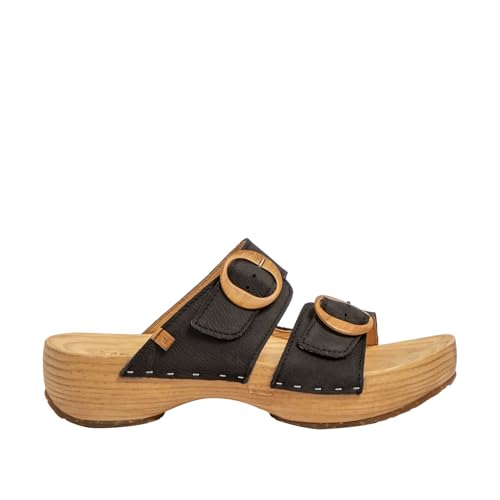 El Naturalista Damen Holz Clogs SHOKUNIN, Frauen Slipper,Gartenschuhe,Sommerschuhe,sommerclogs,Holz-Pantoletten,Holzschuhe,Black,40 EU / 7 UK El Naturalista Damen Holz Clogs SHOKUNIN, Frauen Slipper,Gartenschuhe,Sommerschuhe,sommerclogs,Holz-Pantoletten,Holzschuhe,Black,40 EU / 7 UK