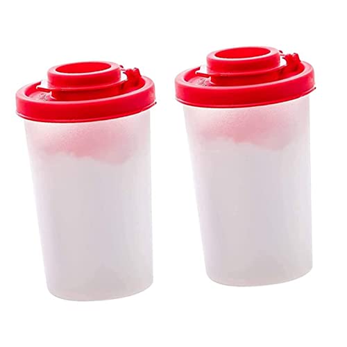 Alipis Set of 2 Mini Pepper Shakers Portable Spice Shakers Bottles for Kitchen