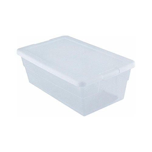 Sterilite 16428012 pudełko do przechowywania 6-qt/biała pokrywka 2 szt
