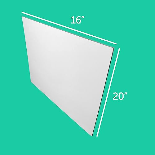 Flipside Products 16" x 20" White Foam Board, Arts and Crafts, 3/16" Thick, Presentations, Signboards, Backing Board, Display, Pack of 5 - Image 3