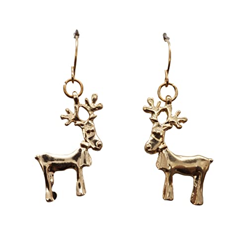SRV Hub® 1 par de pendientes colgantes de metal navideño Cover