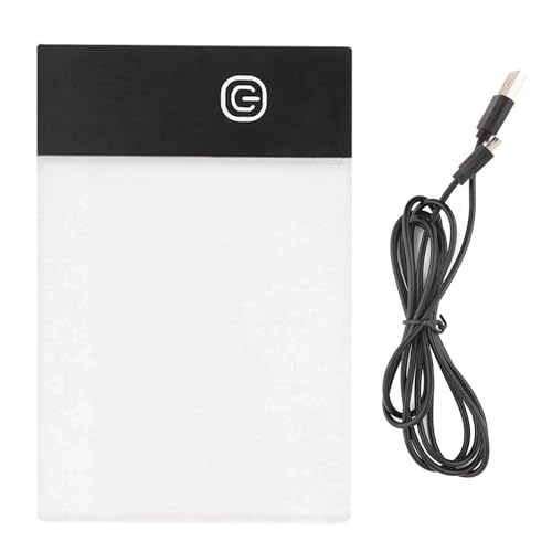 Lavagna luminosa a LED A6 Tavoletta da disegno portatile ultra sottile con luminosità regolabile per bambini Artisti Calligrafia Animazione Creazione Dimensioni 3,3 x 5,1 pollici
