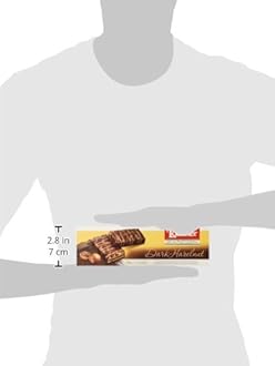 Loacker Dark Chocolate Hazelnut Biscuits, Box of Chocolate Biscuits, Classic Italian Biscuit, Chocolate Gift, All Natural Ingredients, 100 g