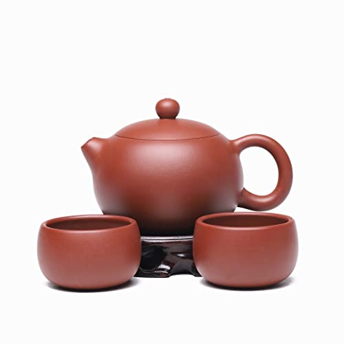 SILINE Fine Yixing Clay Teapot Set,Chinese Genuine Handmade Tea Pot