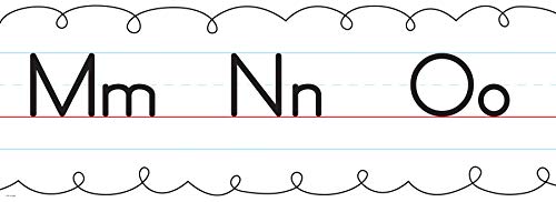 Creative Teaching Press Core Decor Traditional Manuscript Alphabet Line Bulletin Board (10170), Woodland Fun