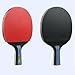 Table Tennis Racket with Pimples-in Sticky Rubber, Lightweight 175g–185g Wooden Blade for Beginners & Teens, Includes Racket Bag（Long Handle）