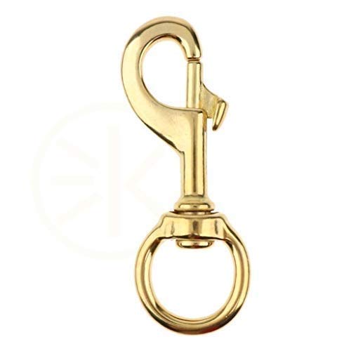 D&C Paws Heavy Duty Solid Brass Swivel Bolt Snap Hook Clip Buckle (Pack of 1)-03
