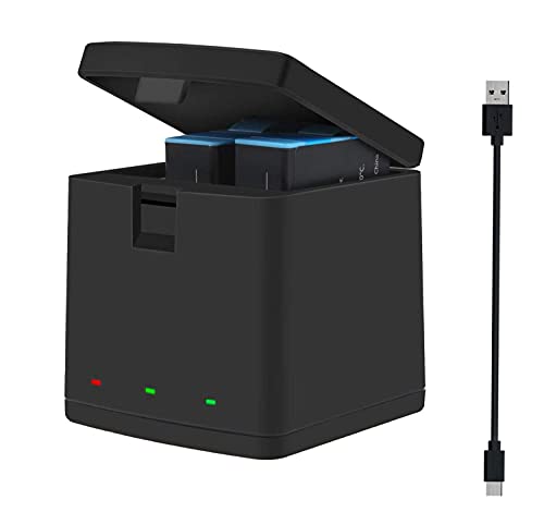 Caricabatteria USB a 3 canali tipo C, cavo di