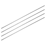 QUARKZMAN 4 Stück Vierkantstahlstangen 3mmx3mmx325mm 1045