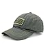 LOKIDVE USA American Flag Baseball Cap Embroidered Polo Style Military Army Hat-Green