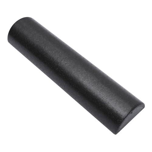 Rodillo de Yoga Semi-Cilíndrico de Alta Densidad Happyyami para Masaje Muscular y Entrenamiento Fitness Negro miniatura 1
