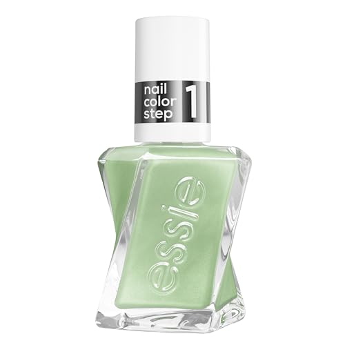 Gel by Essie Nagellack, langanhaltender Nagellack mit glänzendem Finish, Professionelle Nagellackfarbe, Maniküre ohne UV-Licht & bis zu 15 Tage Halt, Gel by essie Farbe: Nr. bling it 551, Grün