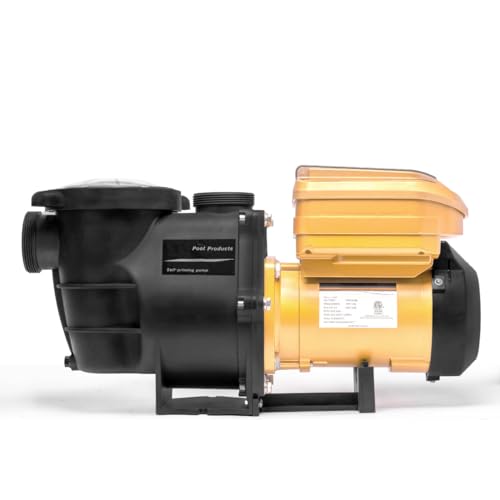 XtremepowerUS 1.5HP High Flow Variable Speed Pool Pump Intelligent Control Panel Swimming Pool Pump Inground w/ 2" Inch Fitting Adapter, 230V