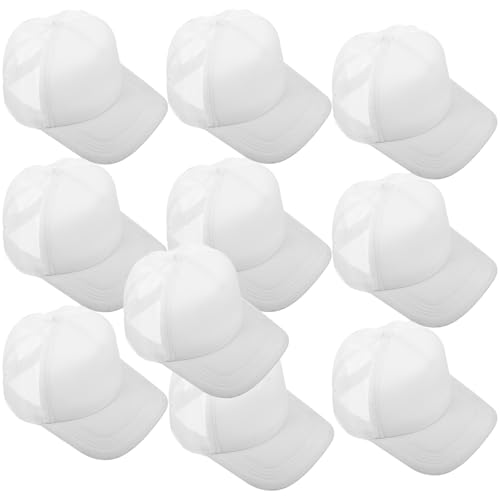 Casquettes sublimables en maille lot de 10 de taille réglable