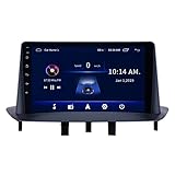 【Pantalla templada HD 2.5D】 La navegación GPS del automóvil está equipada con el sistema operativo Android 10.0 y pantalla multitáctil capacitiva 2.5D HD, presenta una mayor restauración de color en la imagen, fuerte y resistente a los arañazos. Resolución HD de 1024*600, compatible con la visualización de videos 1080P.