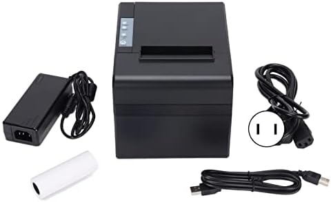 Mini Thermal Printer, Compact Portable Mobile Printer, 300mm/s High Speed Printing Speed, for Logistics, Restaurants, Milk Tea Shops, Takeaways(US)
