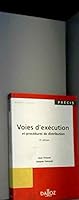 Voies D'Execution Et Procedures de Distribution 2247033164 Book Cover