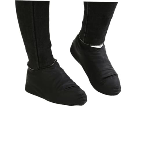 PartyKindom Rain Shoes Covers Latex Boot Covers Elastic Fit Reusable for Rain Boots Shoes Accessory Size l