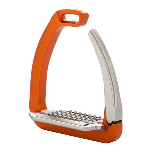 Acavallo Rel-X 180 Stirrups, One Size, Orange