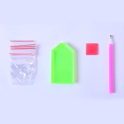 Scre DIY schilderij handtas met ketting diamant kunst lederen portemonnee portemonnee diamant doe-het-zelf schilderij… - Image 8