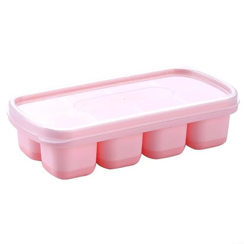 Bandeja para Hielo de Silicona con Tapa y 8 Celdas miniatura 1