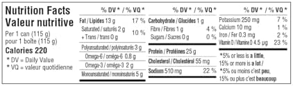 King Oscar, Skinless & Boneless Salmon with Lemon, 115 g - 1
